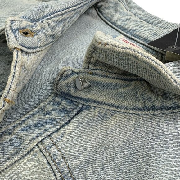Levi’s Men’s Western Denim Shirt XL Relaxed Fit Snap Front Blue NWT - Picture 5 of 16